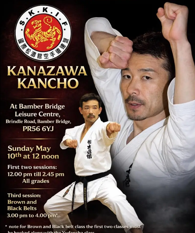 Kancho Kanazawa poster promoting may 10th event